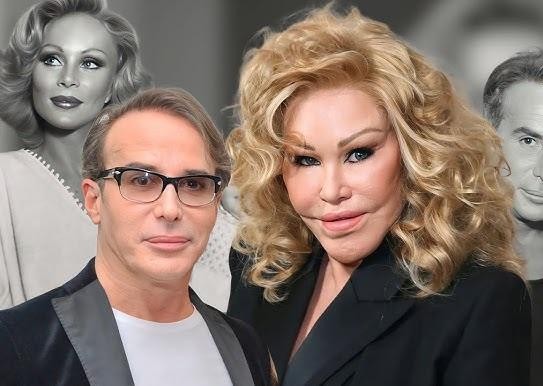 Zbliżenie na twarz Jocelyn Wildenstein, podkreślające jej charakterystyczne rysy po licznych operacjach plastycznych, nawiązujące do przydomku 