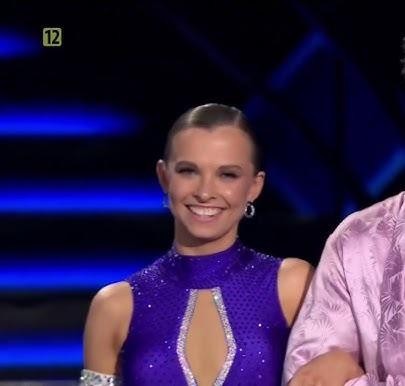 Ola Filipek tańcząca w programie 